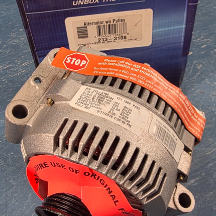 Napa Power Premium Remanufactured Alternator 213-3108