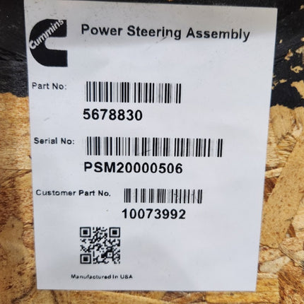 Cummins 5678830 Electro Hydraulic Hydrapulse Power Steering Assembly EV Electric Vehicle