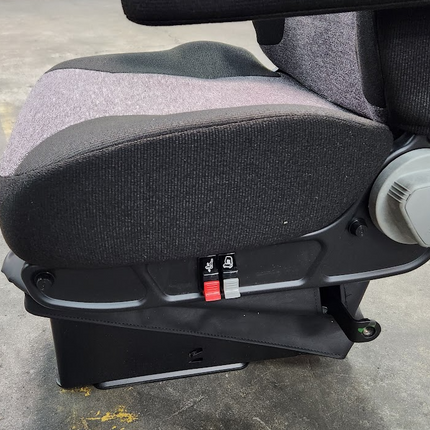Kenworth National Air Seat S78-1059-1446422320 Black Gray Cloth