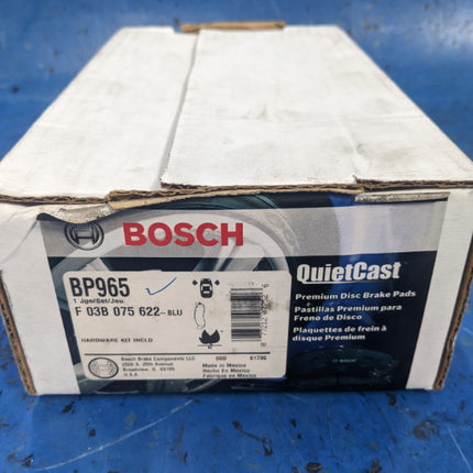 Bosch QuietCast Premium BP965 Disc Disc Brake Pad Set Front
