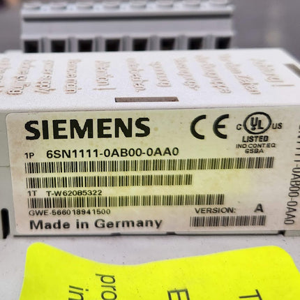 6SN1145-1BB00-0EA1 Siemens Simodrive 611 IR Infeed Module 80/104 kW Regulated PARTS ONLY