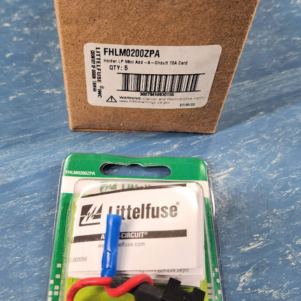 Littelfuse FHLM0200ZPA Automotive LPMINI 10A Kit Add-A-Circuit (Pack of 5)