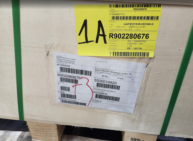 Bosch Rexroth Hydraulic Motor R902280676 AA2FM107/61W-VSD188H-S Manitowoc 80117003