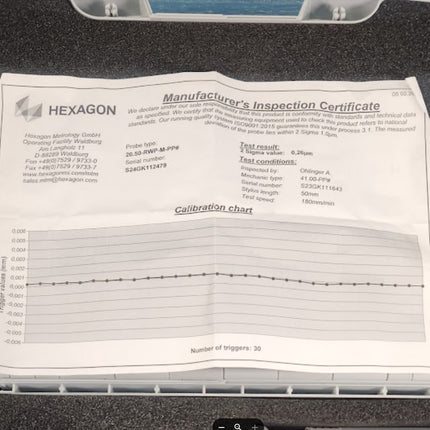 20.50-RWP-M-PP# Hexagon Radio Wave Touch Probe Kit