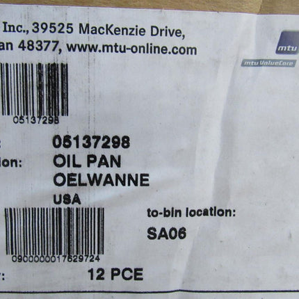 Shutdown Housing Detroit Diesel MTU 5106723 Brand New
