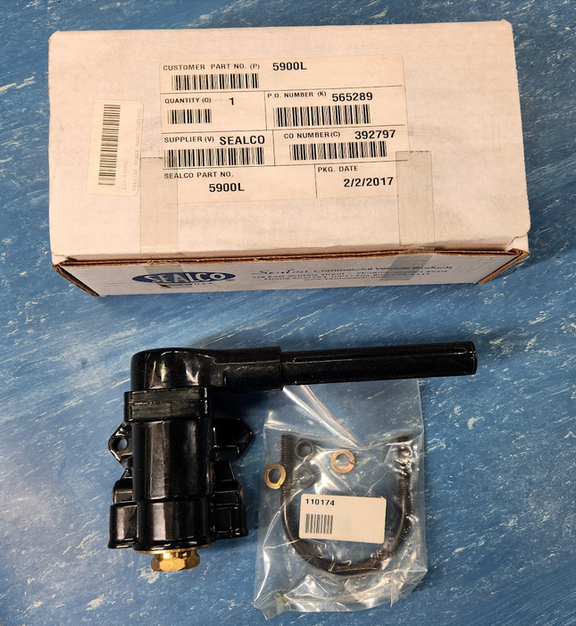 Sealco 5900L 1/4" NPT Trailer Brake Hand Control Valve - getexcess