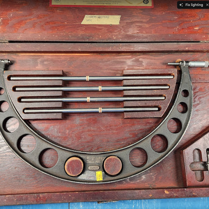 Starrett No. 224 Micrometer Set D Range 12" - 16" USED