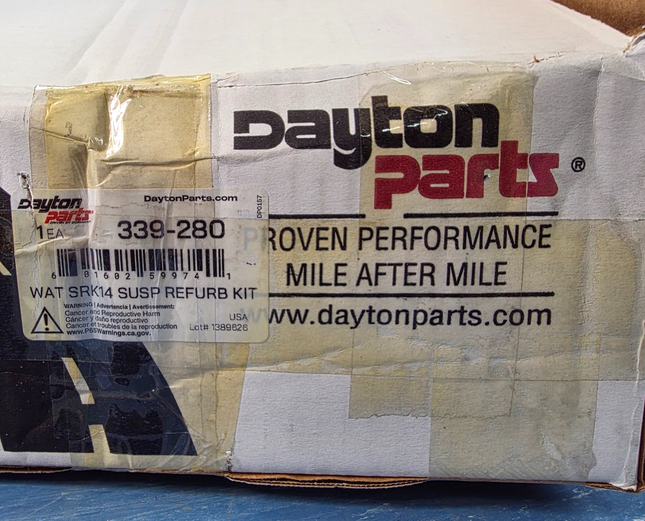 Dayton Parts 339-280 Cab Air Suspension Torque Arm Kit Watson SRK14 - getexcess