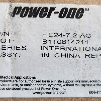 HE24-7.2-AG Power-One Power Supply