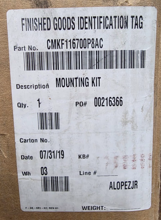 CMKF11-6700-P8-AC Muncie Mounting Kit 2011 F-250-550 6.7L Diesel - getexcess