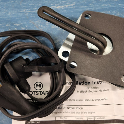 Hotstart Block Heater Cummins ISM QSM 11.0L Flat Plate Design Engines 240V PF152-003