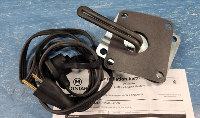 Hotstart Block Heater Cummins ISM QSM 11.0L Flat Plate Design Engines 240V PF152-003