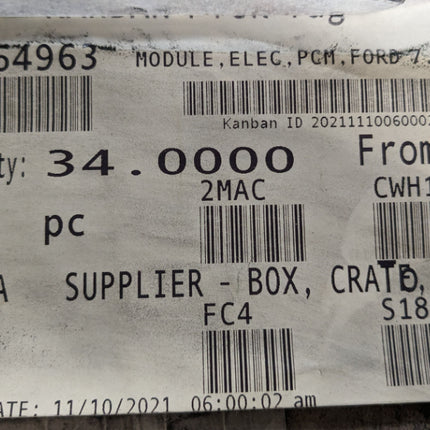 FoMoCo Electric Engine Powertrain Transmission Control Module PCM ECM Ford 7.3L