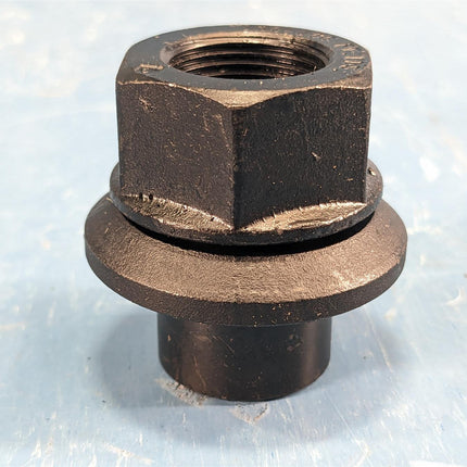 Box of 10 - Grade 8 078019 Metric Sleeved Flange Nut M22 x 1.5 19mm sleeve 33mm hex Automann 201.3032 - getexcess