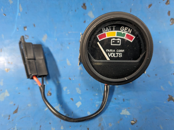 Faria Military Battery Volts Gauge Special Scale Voltmeter HMMWV