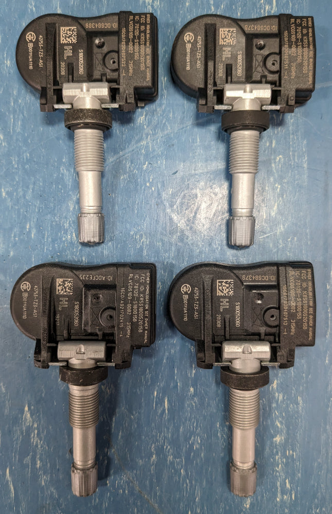Genuine OEM Acura TPMS Tire Pressure Sensors 42753-TZ3-A51 4 Four Pieces