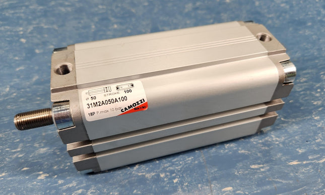 Camozzi 31M2A050A100 Series 31 Compact Cylinder 100mm Stroke 50mm Bore