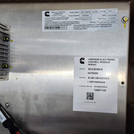 10081146 Kit EV Bus LCM Cummins 6476098 Akasol Vector Sensata