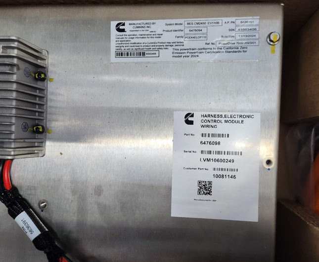 10081146 Kit EV Bus LCM Cummins 6476098 Akasol Vector Sensata