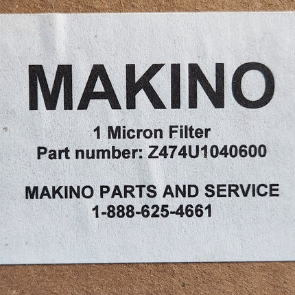 Z474U1040600 Makino 1 Micron Hydraulic Filter Element