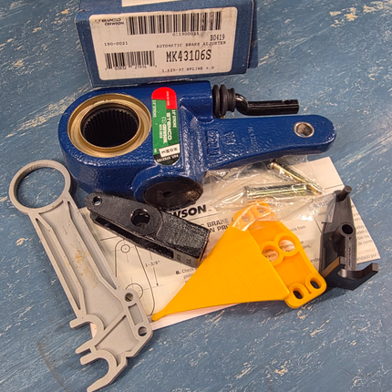 Stemco Crewson Slack Adjuster Kit MK43106S 1-5/8x37 Spline 6.0 w Auto Check