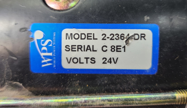 2-2364-DR WPS Heavy Duty 24v Electric Starter Motor 12T CW 39MT - getexcess
