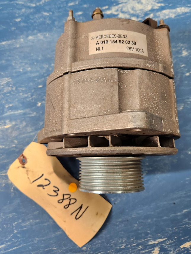 Mercedes Benz A 010 154 92 02 80 Alternator 28V 100A 12388N