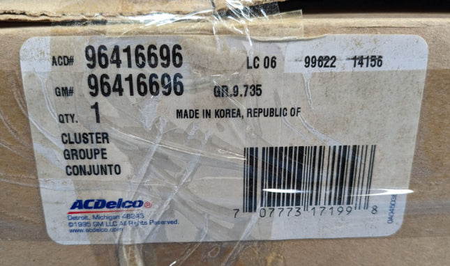 GM 96416696 Instrument Panel Gage Gauge Speedometer Cluster 2004-05 Chevy Aveo