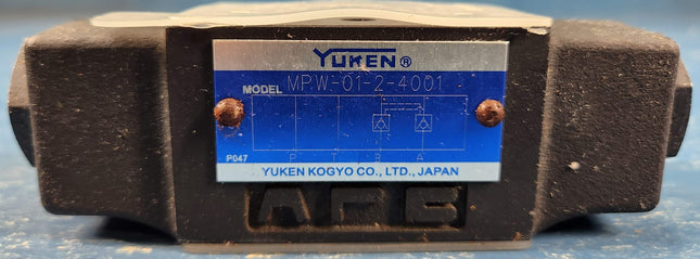 Yuken Kogyo Hydraulics Pilot Operated Check Modular Valve MPW-01-2-4001