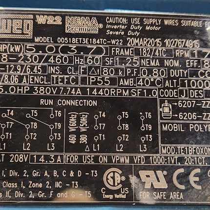 Gusher Pump CL2X3 Vertical Heavy Duty 7550 Series Enclosed Column Centrifugal