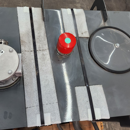 152 Gallon Steel Hydraulic Tank Reservoir with Steps Manitowoc 80060881