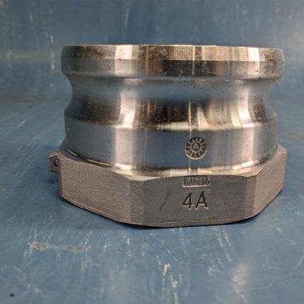 Set of 4 - Kuriyama Camlock Coupling 4" Male Coupler x 4" Female NPT Aluminum Part A