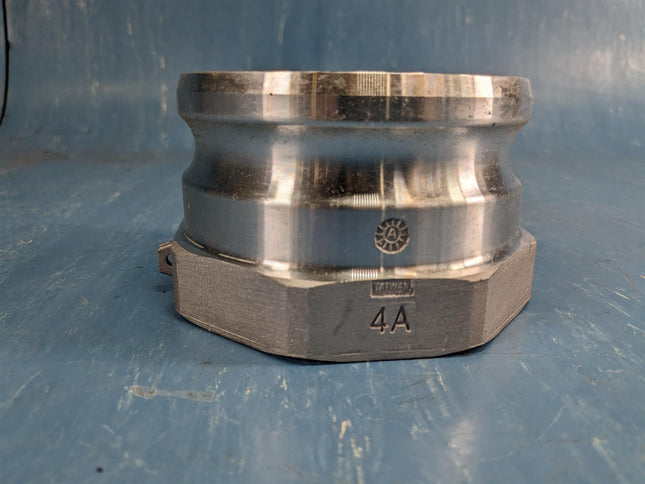 Set of 4 - Kuriyama Camlock Coupling 4" Male Coupler x 4" Female NPT Aluminum Part A