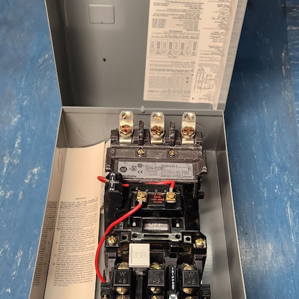 509-COD Allen Bradley Starter Motor 3PH 25HP NEMA Size 2