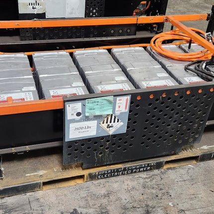 Cummins High Voltage EV Battery Pack Lithium Ion Blue Bird Bus 10071947 Rear String