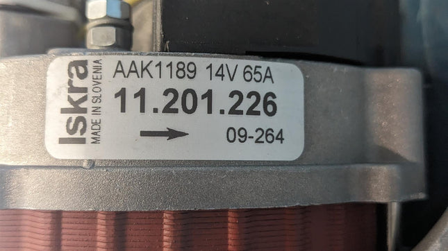 11.201.226 Iskra Alternator 14V 65A WAI14394N AAK1189 Fits DEUTZ FAHR DX4.50 DX4.7 DX6.10 DX4.31