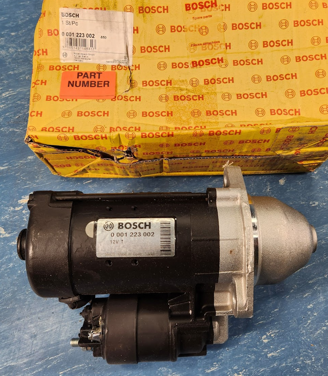 Genuine Bosch 0 001 223 002 12V 2.3Kw 11.Z Starter for KHD Deutz F2L1011 F3L1011 F4L1011 - getexcess