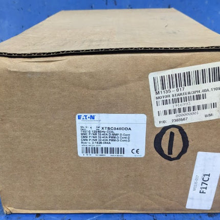 Eaton Cutler Hammer XTSC040DDA  Logic Controller Motor Starter 3PH 40A 110V