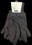 Brown Jersey Gloves Cotton Heavyweight Knit Wrist Utility Work Multipurpose LARGE 12 Pairs DOZEN