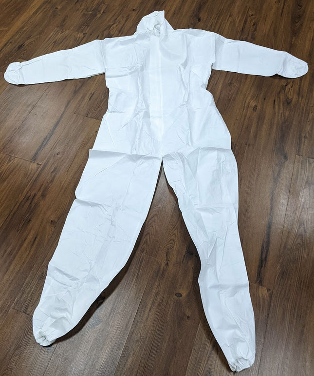 Disposable Coverall 60GSM Painter Bunny Suit White 2XL Non Medical | CASE of 50