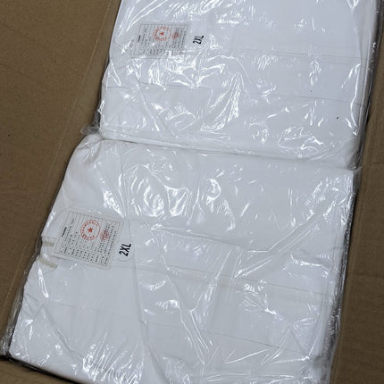 Disposable Coverall 60GSM Painter Bunny Suit White 2XL Non Medical | CASE of 50