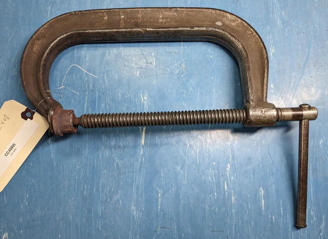 USED Williams 404 Forged Steel C G Clamp 8" Jaw 4.5" Throat