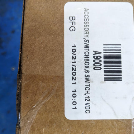 BFG ECCO A9000 Accessory Warning Light Switchbox 6 Red ON OFF Rocker Switch 12 VDC