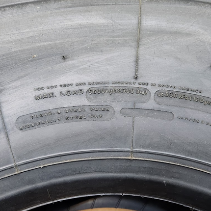 445/65R22.5 Michelin XZL 168G 20PR TL M+S 44565225 445 65 22.5 - getexcess