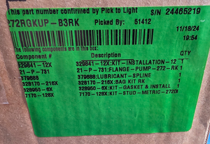 Parker Chelsea 272RGKUP-B3RK Power Take Off PTO Kit