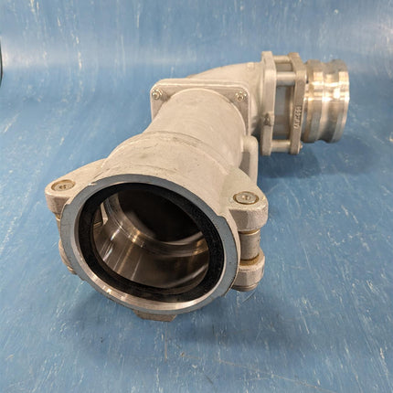 Seal Fast 818-400A Aluminum 918 Series Dual Point Drop Elbow with Outlet AF-400