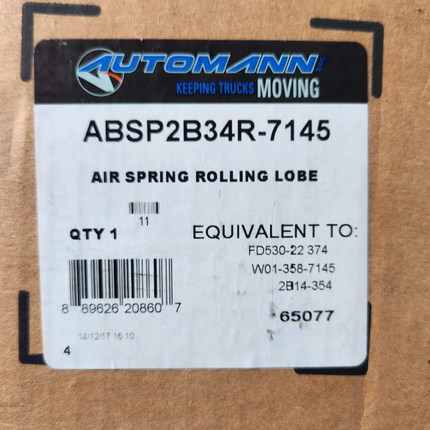 ABSP2B34R-7145 Automann Air Spring Rolling Lobe - getexcess