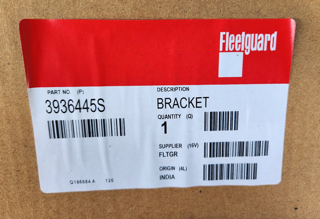 3936445S Fleetguard Cummins Air Cleaner Bracket Clamp Service Part