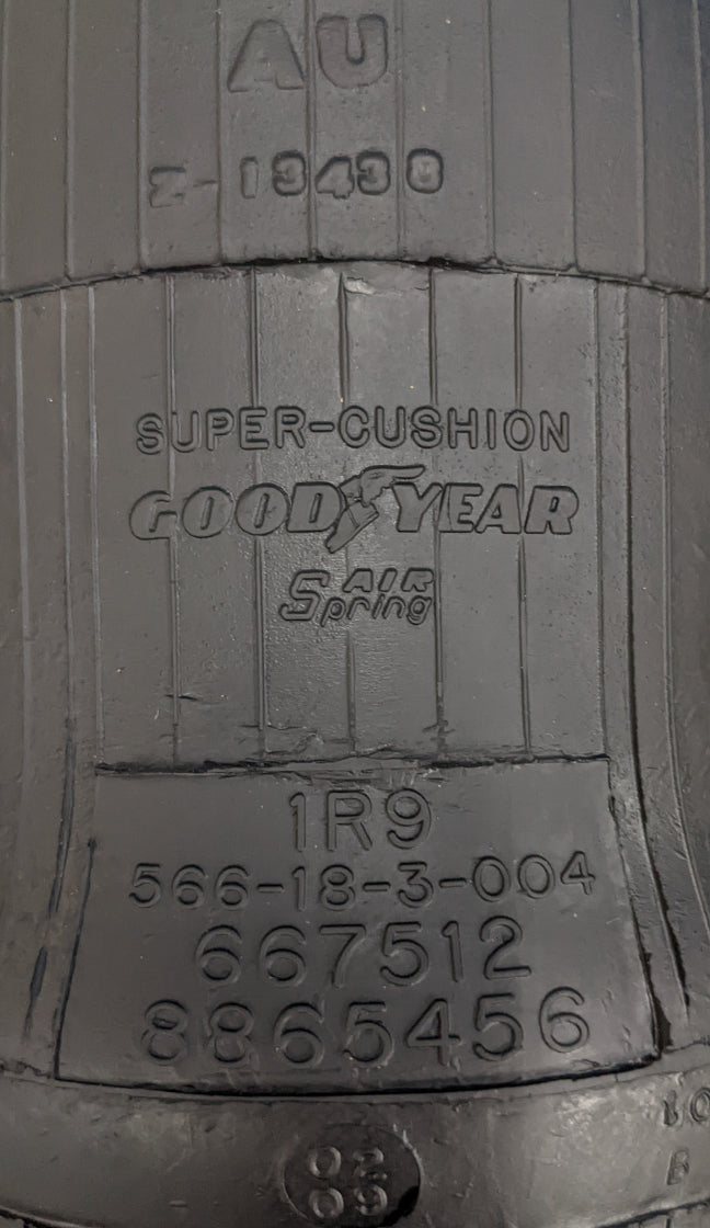 Goodyear 1R9-070 Air Spring Rolling Lobe Pusher Axle Bag 5410 ...