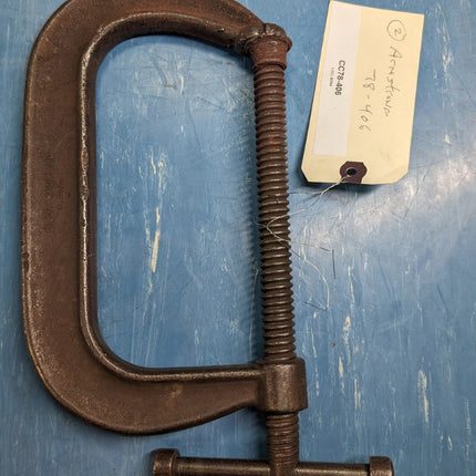 USED Armstrong Forged Steel C G Clamp 6" Jaw 4" Throat